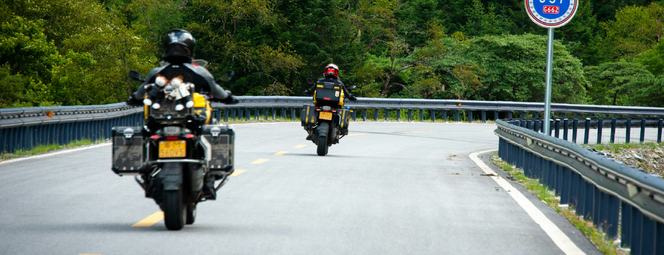 motocicletas para largas distancias